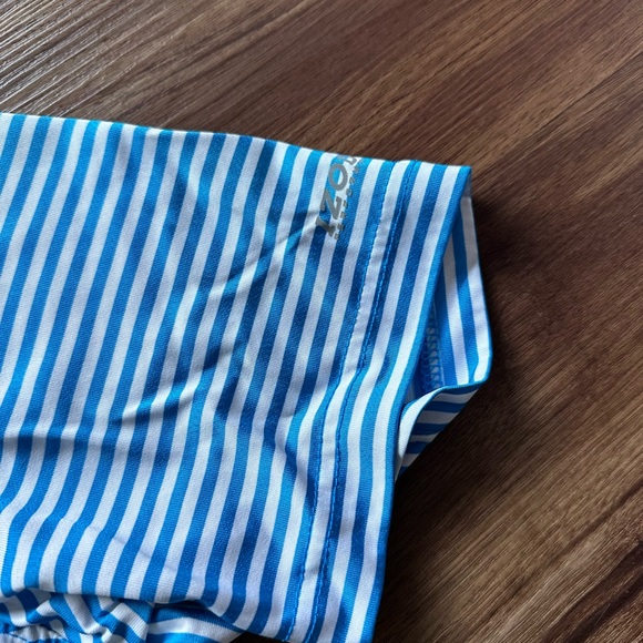 Striped golf polo - Picture 3 of 3